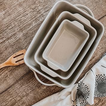 Mora 9x13in Deep Porcelain Baking Dish - Oven to Table, Freezer Safe