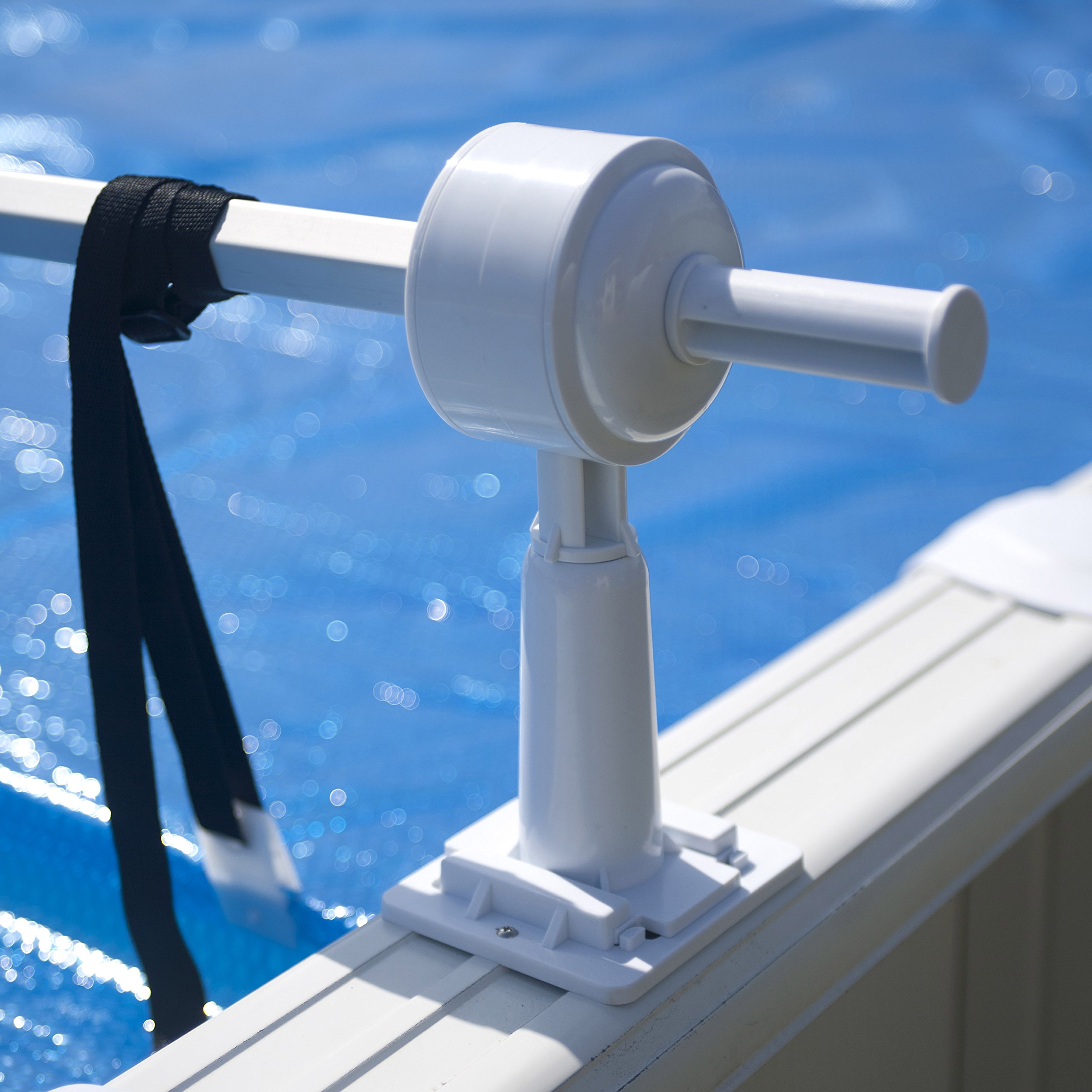 Gre 40135 - Teleskopischer Aufroller für aufgestellte Pools, maximale Breite 6 m, Aluminium