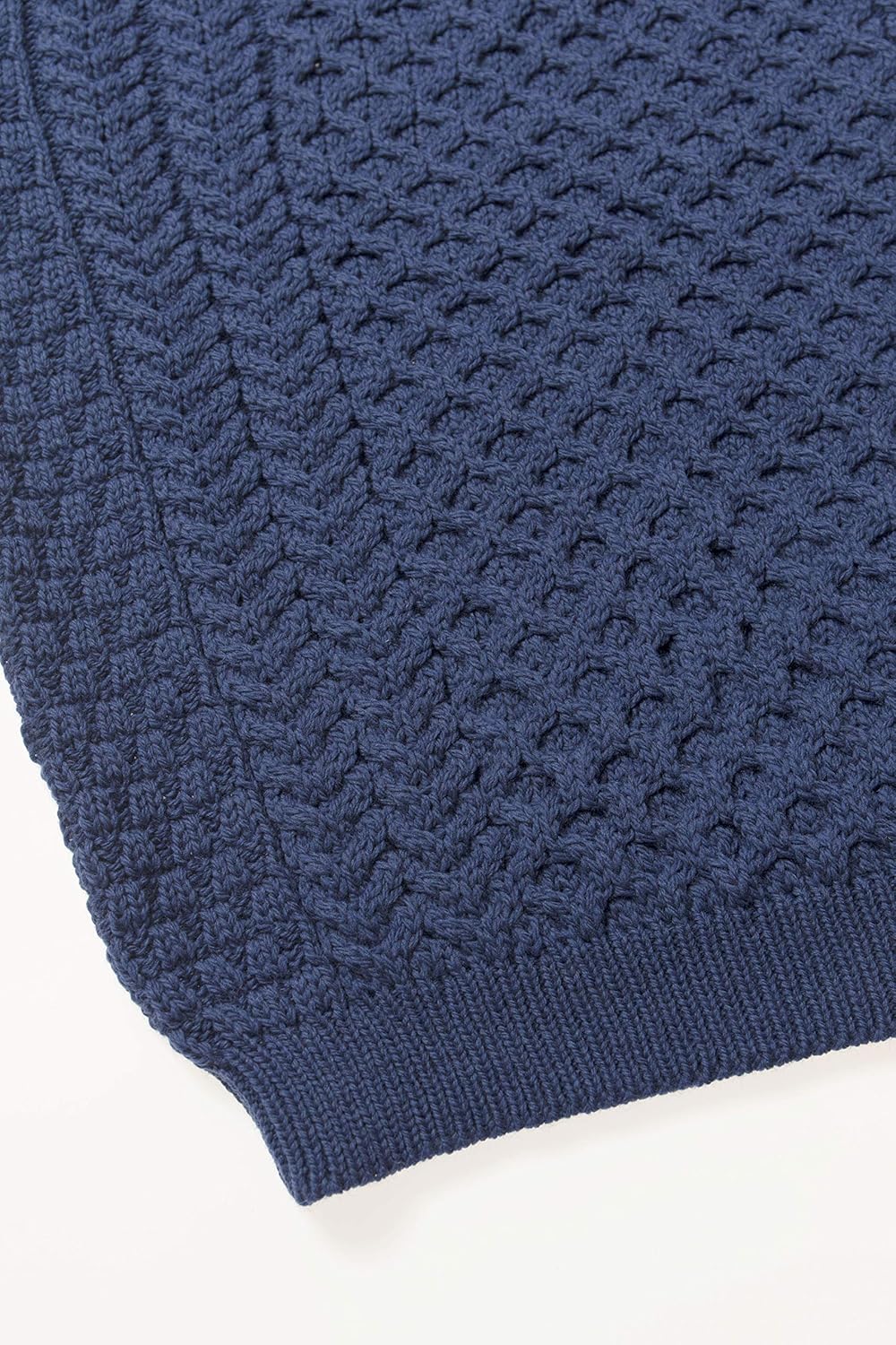 Aran Crafts Unisex Irish Cable Knitted Crew Neck Sweater (100% Merino Wool) - Image 5