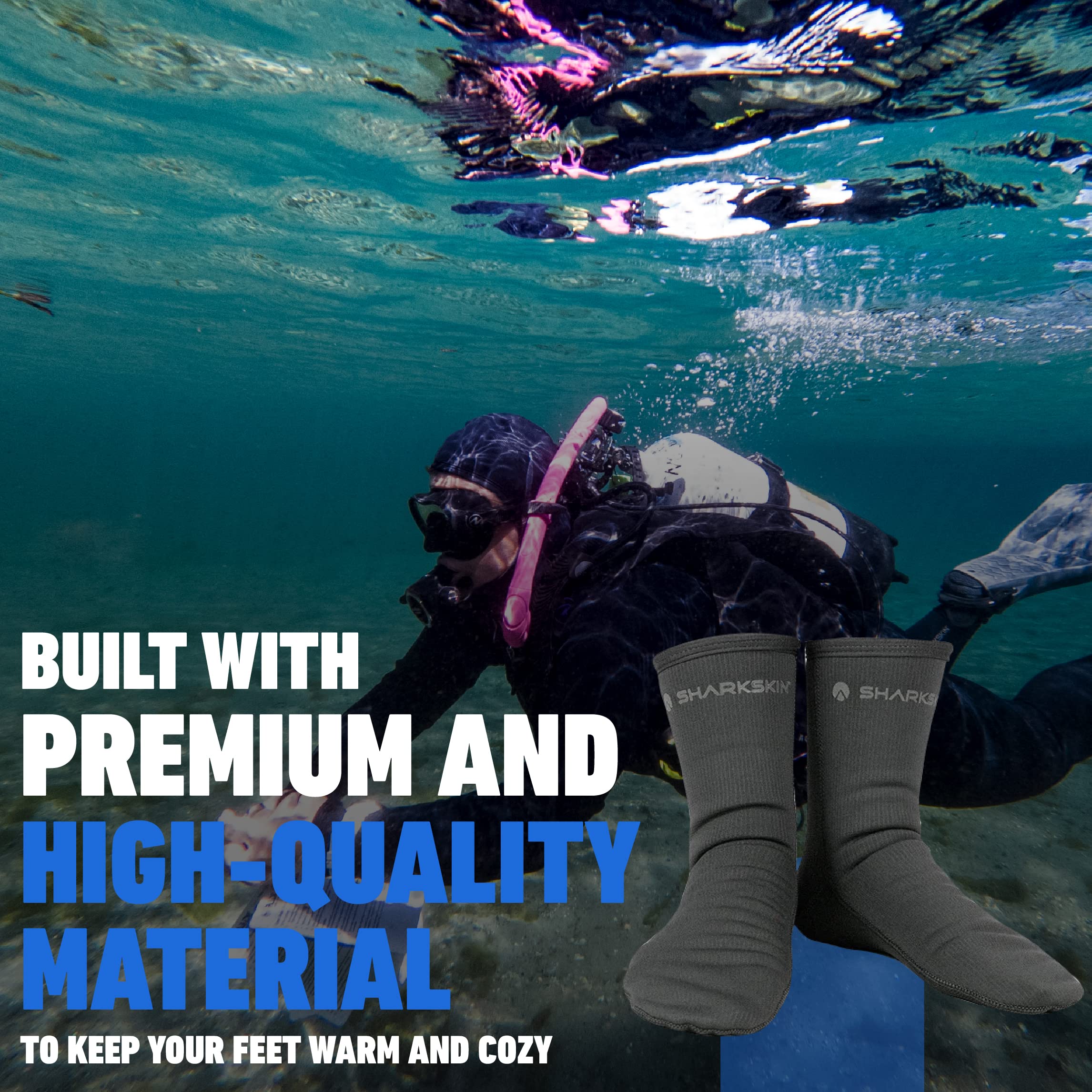 Sharkskin Calcetines Titanium 2 a prueba de frío