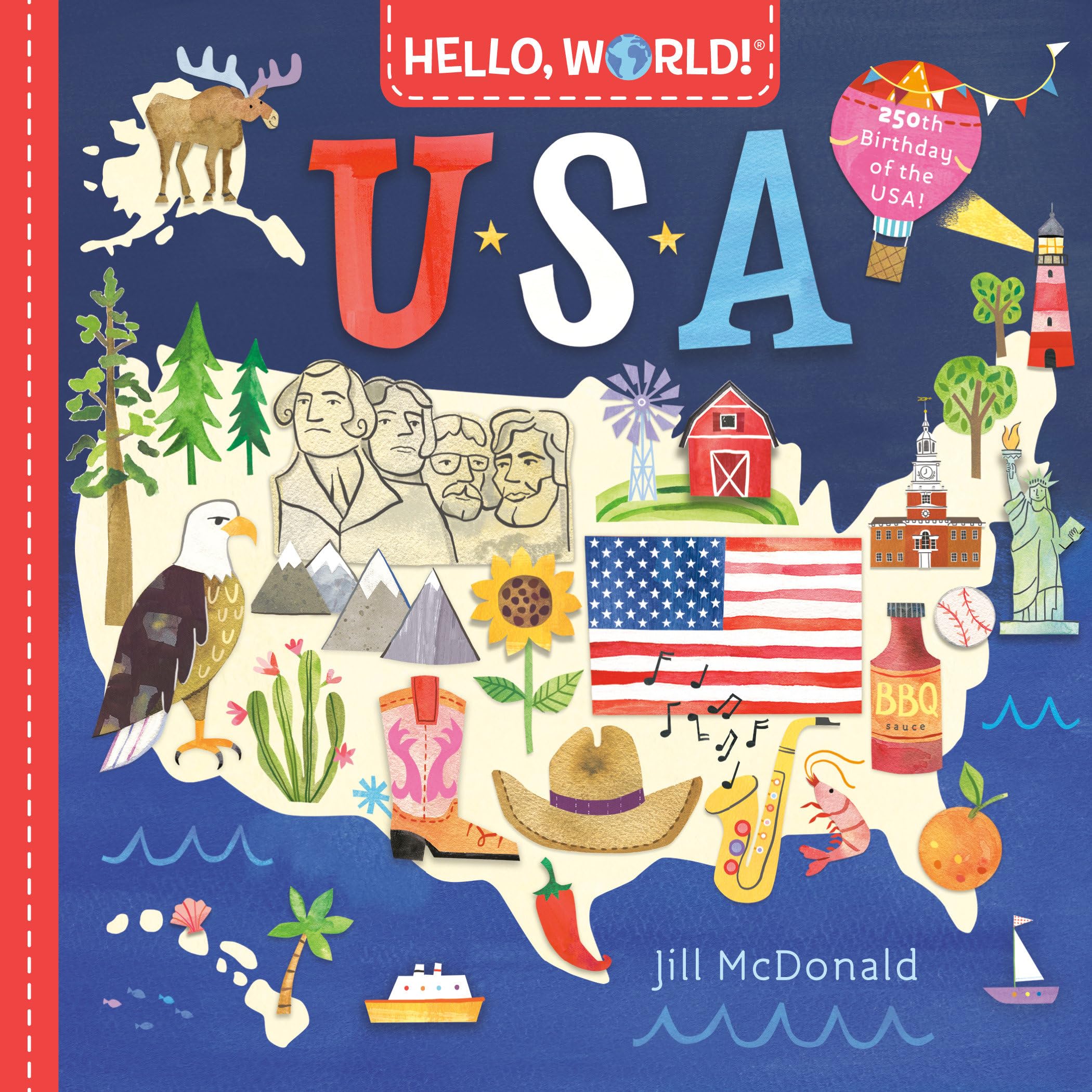 Hello, World! USA by Jill McDonald - 9798217223145