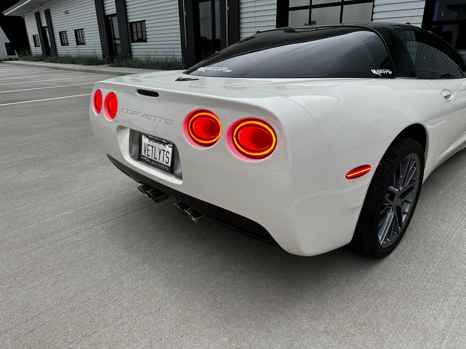 Vette Lights LED Tail Lights for 1997-2004 C5 Corvette (Factory Red)