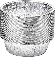Vista 2 de Moldes de aluminio holandés de 10 pulgadas para horno, molde desechable para pasteles y sartenes de papel de aluminio extra profundas para hornear