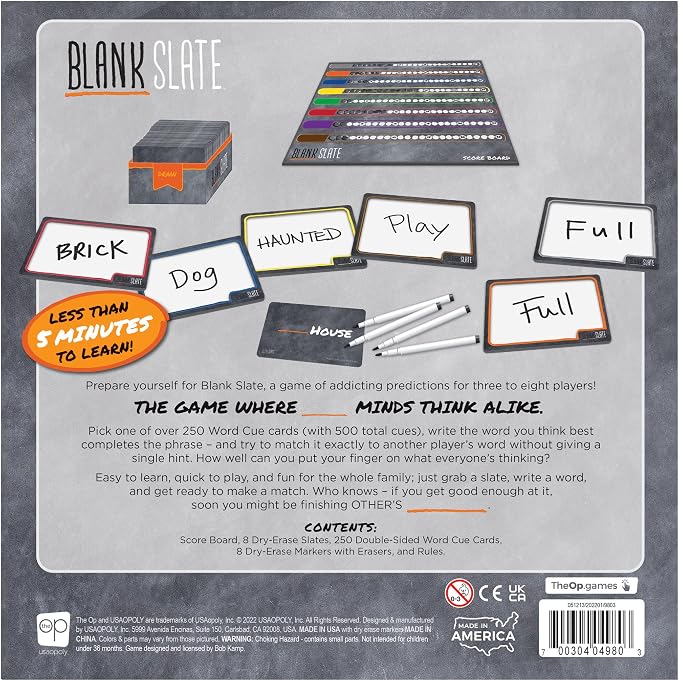 USAOPOLY Blank Slate Juego de Mesa Palabras 3-8 miniatura 10