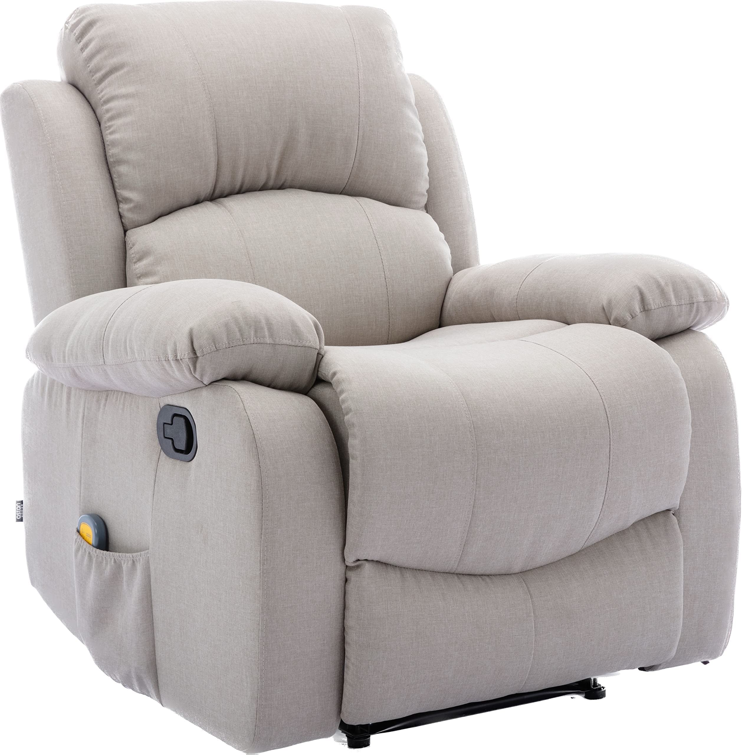 ASTAN HOGAR Poltrona Relax con Reclinazione Manuale (Sistema Parete Zero), Massaggio E Termoterapia, Modello Ramón AH-AR30900AR