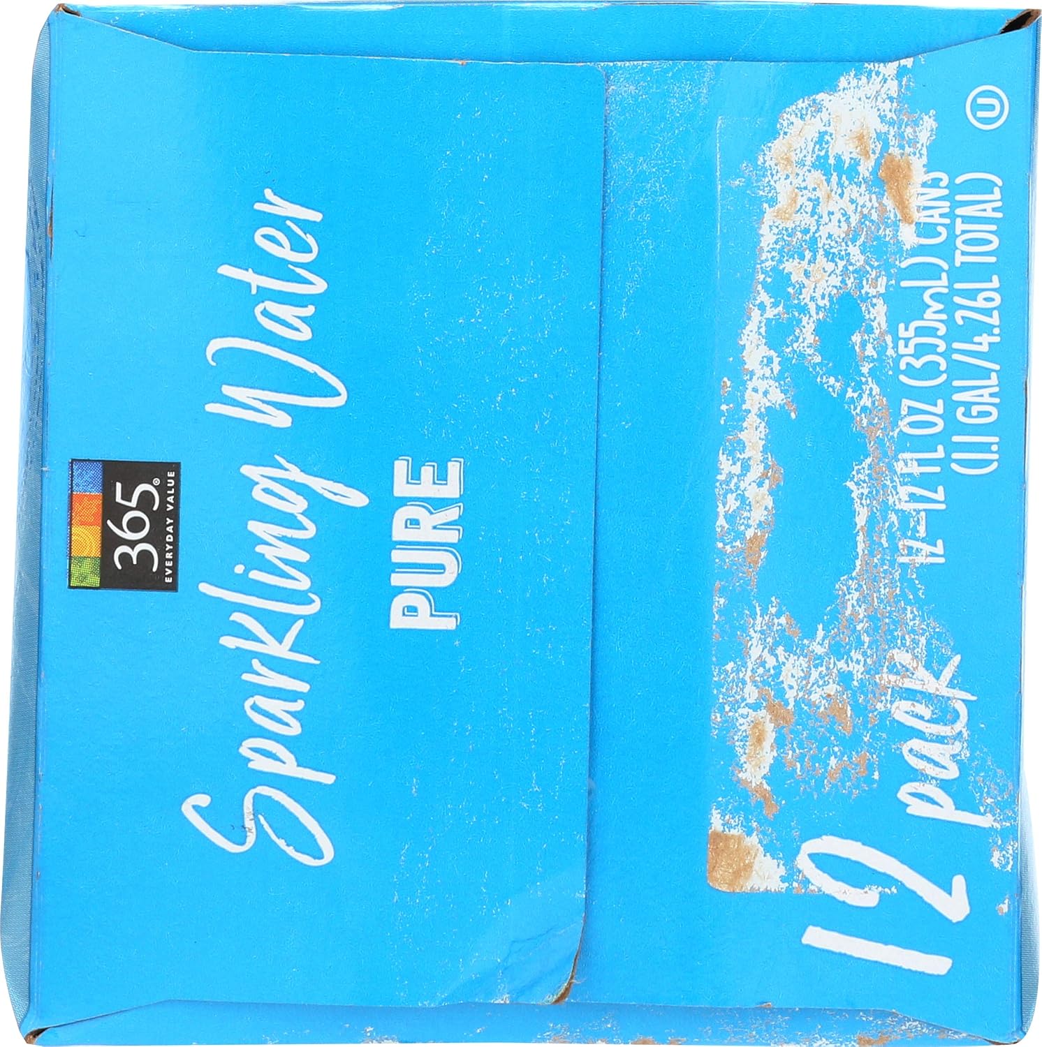 365 Everyday Value, Water Sparkling Plain, 12 Fl Oz, 12 Pack