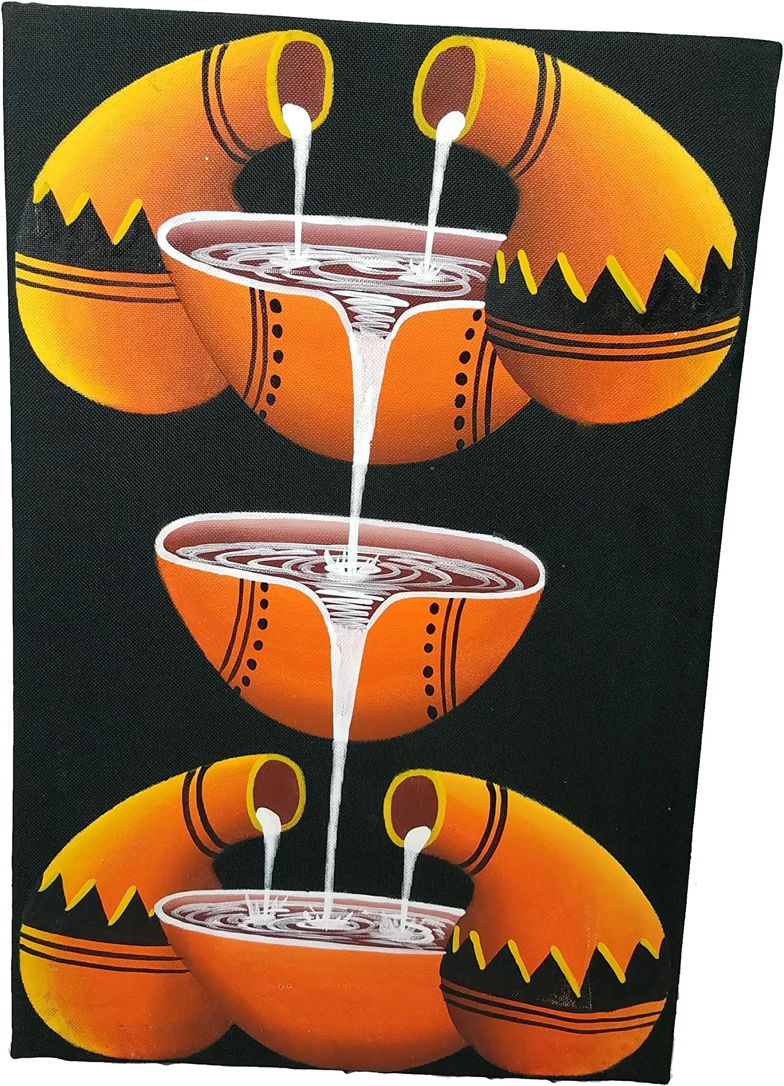 African Maasai Masai Gourds and Calabashes Painting