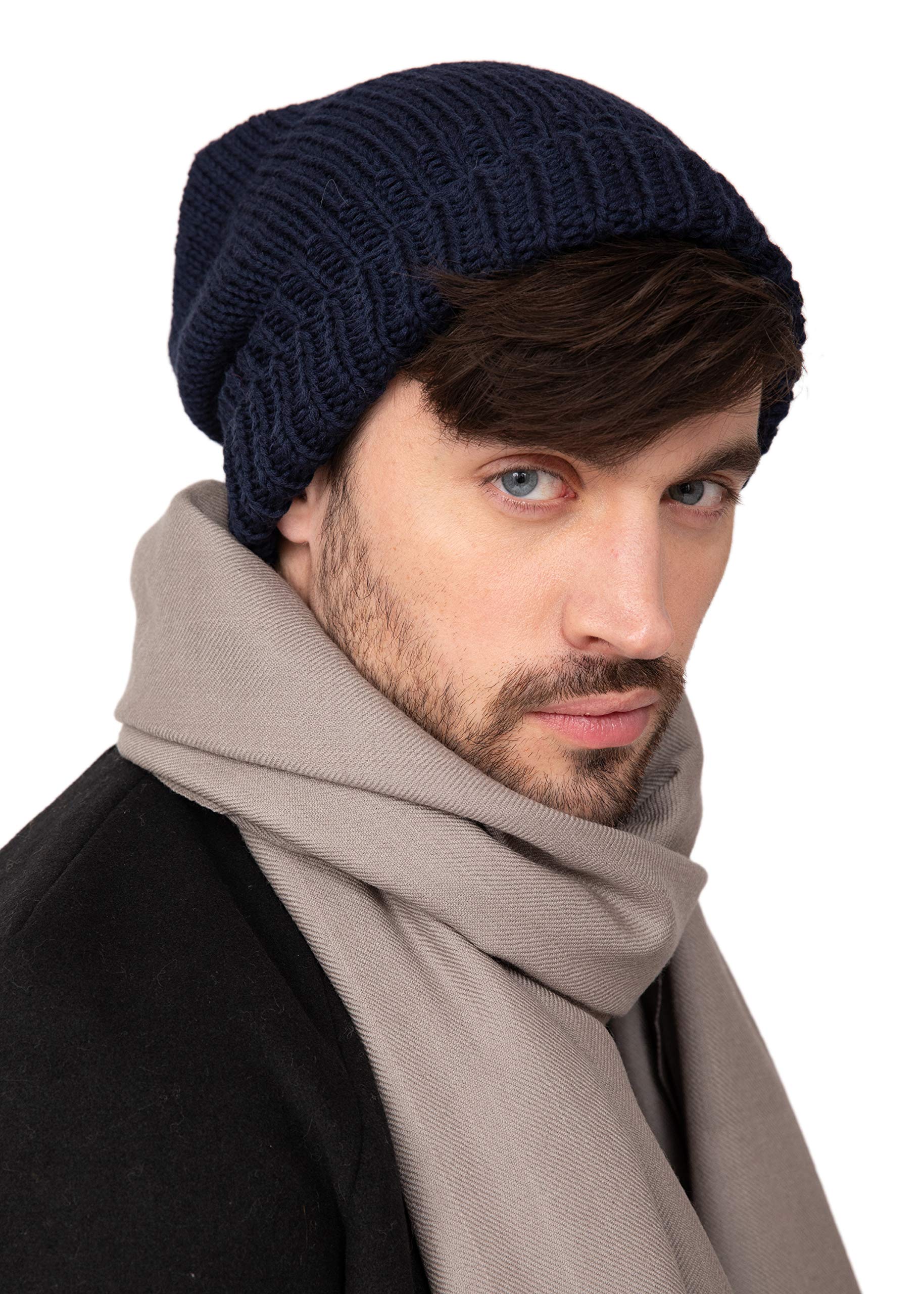 likemary Beanie Herren – Wintermütze für Männer, Handgestrickt aus Merinowolle – Warme Strickmütze für Outdoor, Fair Produktion, Ethisches Geschenk