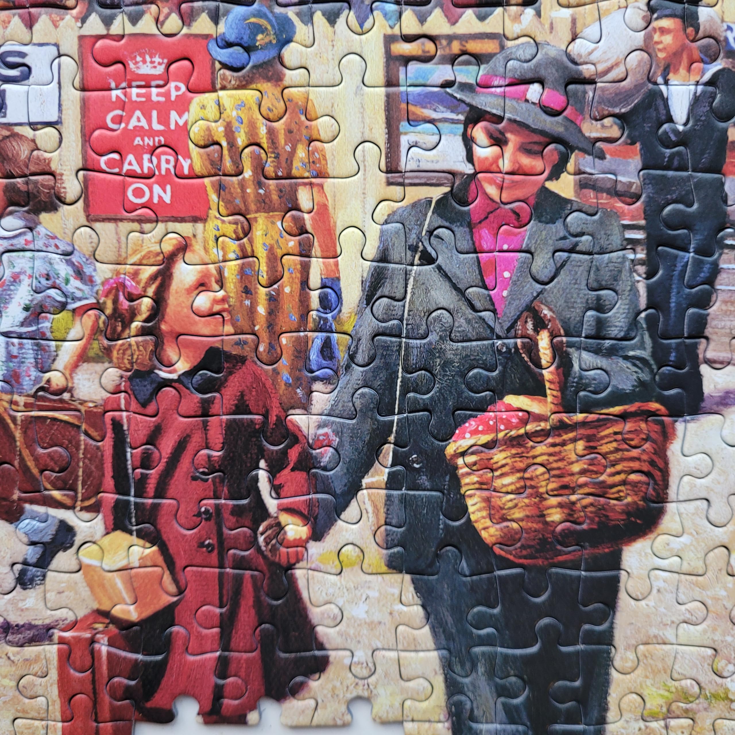 Gibsons The Evacuees - Rompecabezas de 4 x 500 Piezas | Juego de Cajas múltiples | Rompecabezas Tradicional sostenible nostálgico británico para Adultos y Adolescentes | Tablero 100% Reciclado de