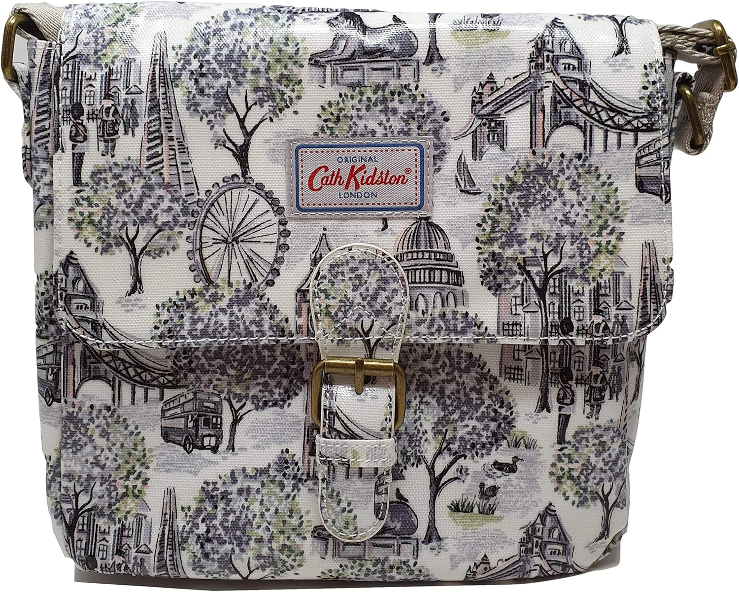 Cath Kidston London Toile Mini Satchel Cross body Shoulder bag in Mono