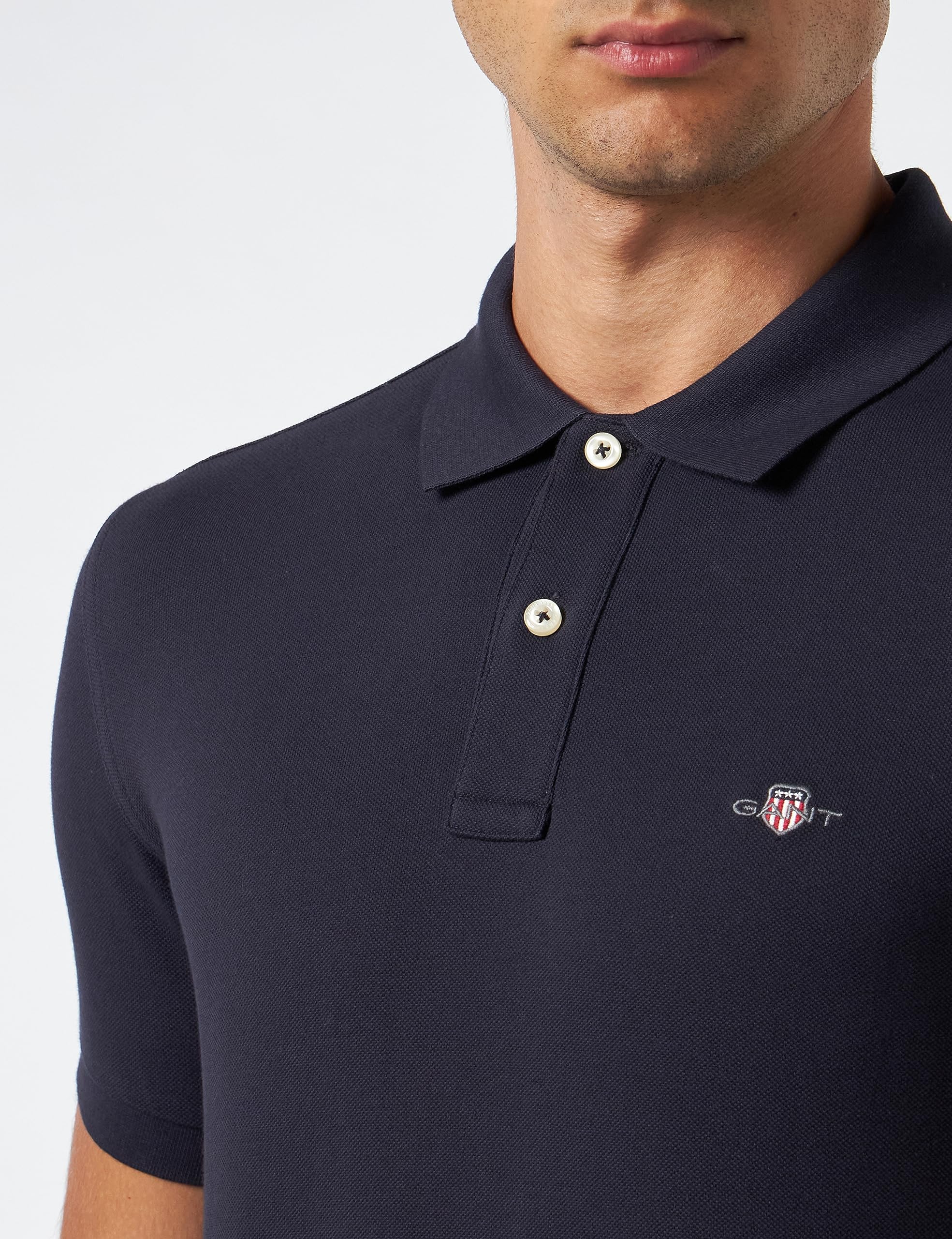 GANT Slim Shield SS Pique Polo Camisa de Polo Hombre