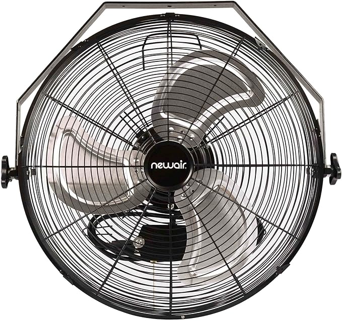 NewAir Wall Mounted High Velocity Fan 18" Air Fan Quiet