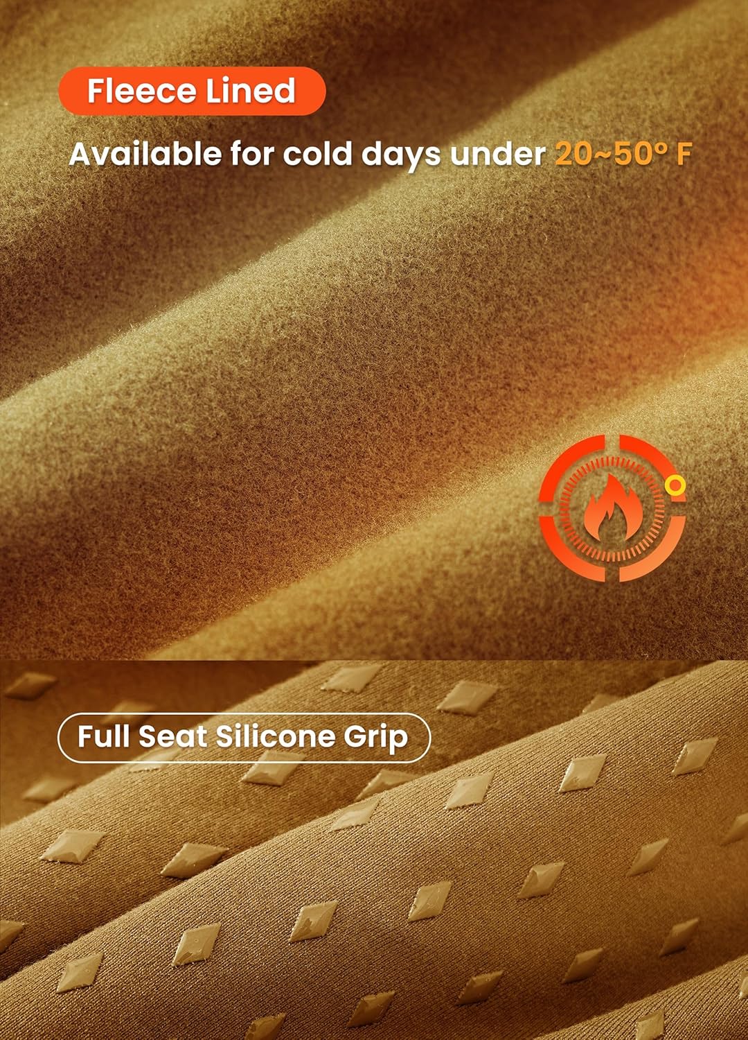 Willit Girls Fleece Horse Riding Pants Equestrian Breeches Kids Winter Riding Tights Thermal Schooling Tights - Image 3