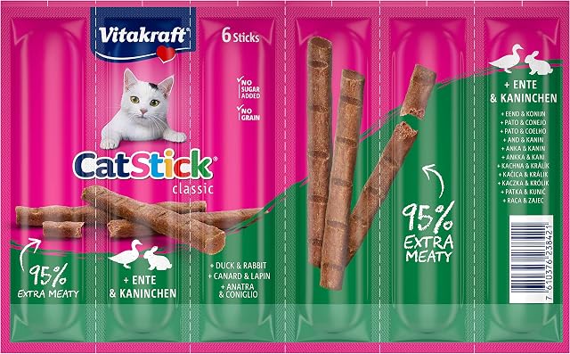 Vitakraft Kot Stick Mini Snack  10 saszetek z 6 patyczkami