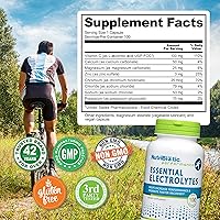 Vista 5 de NutriBiotic Electrolitos esenciales, cápsulas de 100 unidades Apoya un mayor rendimiento y una recuperación más rápida Vitamina C de grado