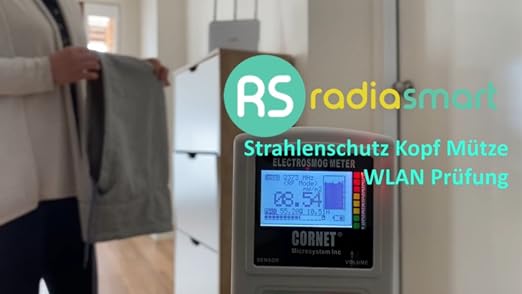 EMF Abschirmhaube - 5G Strahlenschutz Für Kopf & Gehirn Bis 40 GHz