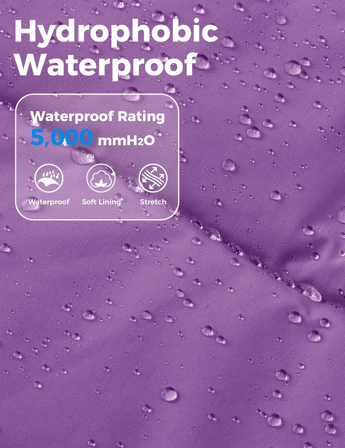 wantdo Women's Winter Coats Quilted Long Puffer Jacket Waterproof Hooded Coat - Image 5