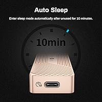 Vista 7 de Carcasa SSD, carcasa NVMe de 10 Gbps, carcasa SATA NGFF de 6 Gbps, llave M PCIe (llave B + M), USB3.1 Gen2 con cable de 5.9 pulgadas, compatible