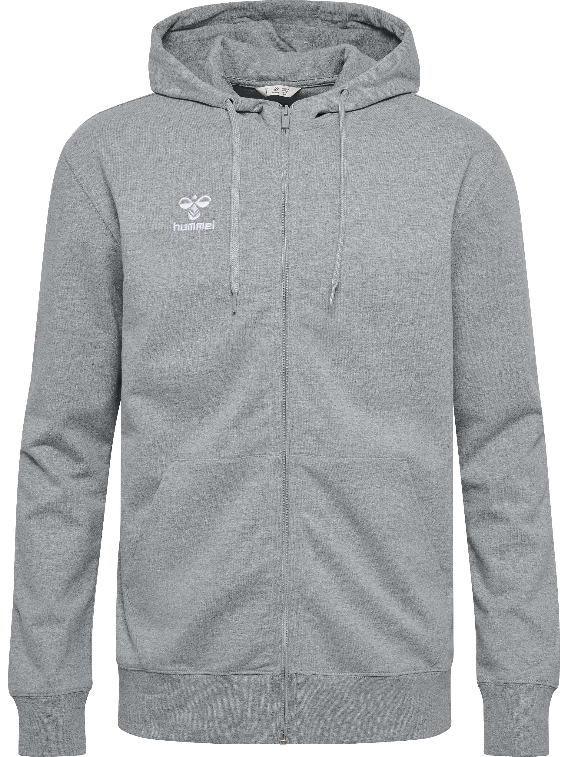 hummel Hmlgo Men's Zip Jacket Grey Melange