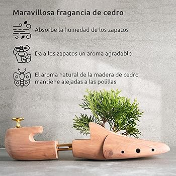 Hormas para zapatos de madera de cedro para hombre y mujer incluye calzador pequeño de madera de cedro perfecto para viajes, tamaño 34-50 el original! 1, 2 o 5 pares2