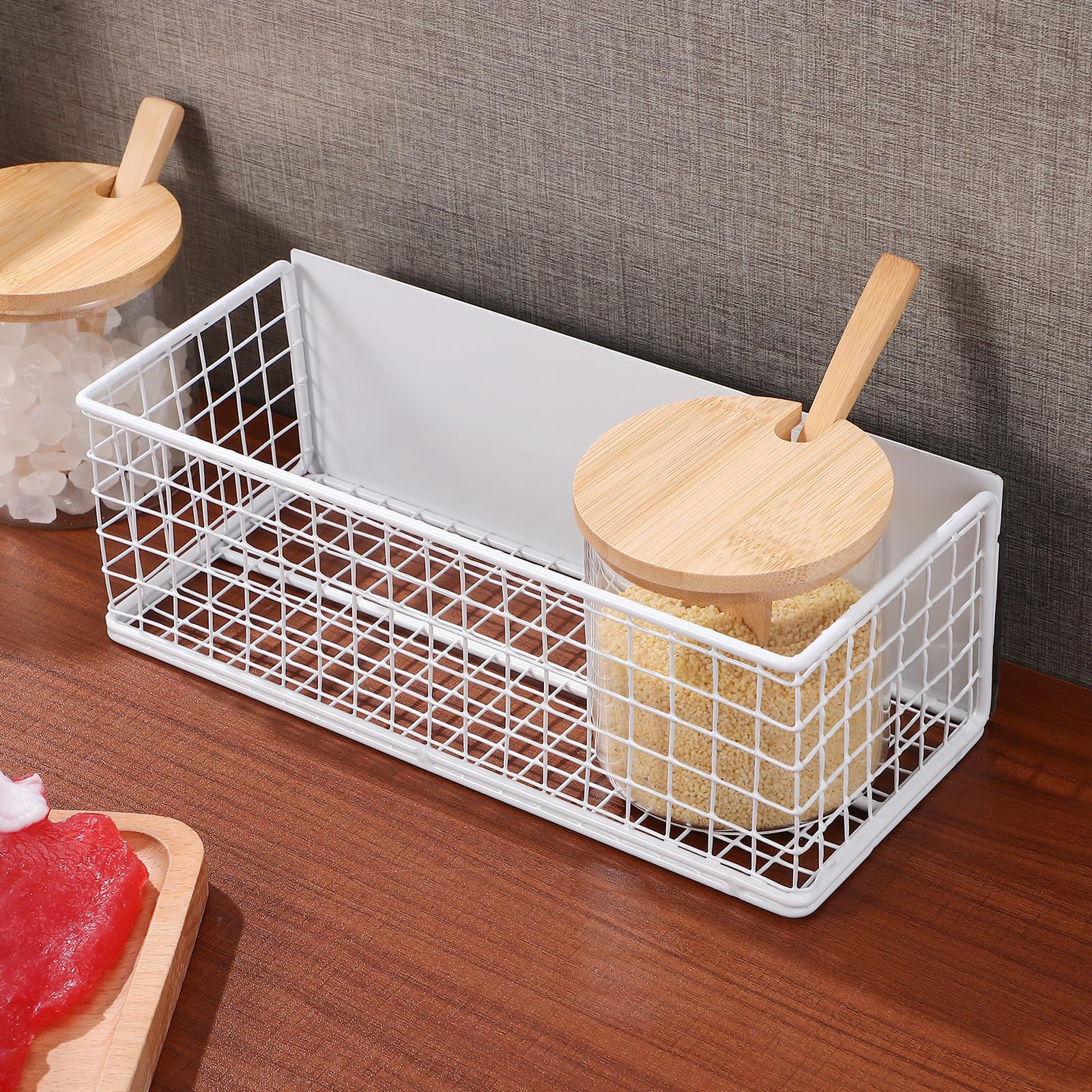 Kichvoe Organizador Magnético para Refrigerador, Estante de Especias