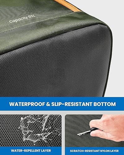 Miniatura 6 de OutdoorMaster Bolsa para botas de esquí, mochila de viaje para casco, zapatos de esquí, gafas, guantes y accesorios  Exterior e inferior impermeables