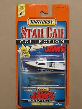 ミニカー Matchbox StarCar Jaws SpecialEdition Jaws Special-edition Matchbox Starcar Police Speed Boat W