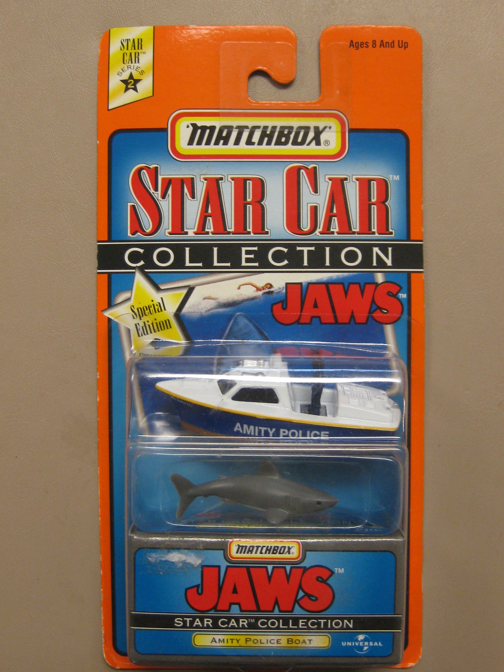 ミニカー Matchbox StarCar Jaws SpecialEdition Jaws Special-edition Matchbox Starcar Police Speed Boat W