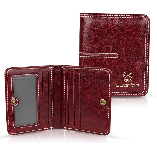 Stylish Compact Leather Wallet 1Cm