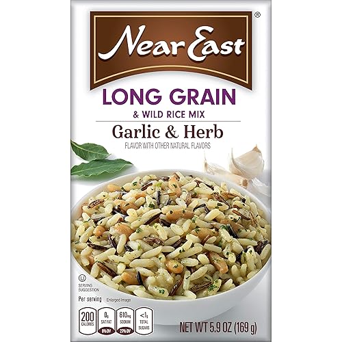 Combinación de arroz de grano largo del cercano oriente y arroz integral