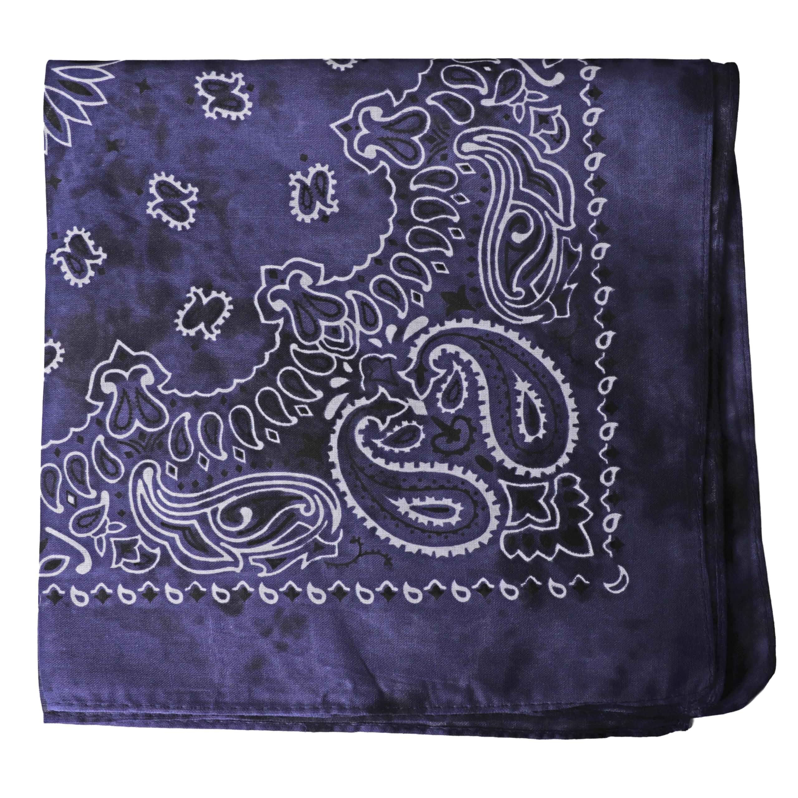 Motique Accessories Modern Tie Dye Bandana Paisley