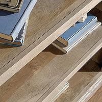 Vista 7 de Estantería de almacenamiento diversa Sauder con 3 estantes/ Estantería para libros, con acabado en roble Lintel