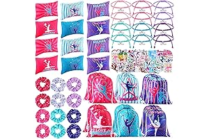 Abbylike 98 Pcs Gymnastics Party Favors for Girls, Gymnastics Goody Bag Fillers,...