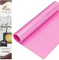 Vista 90 de Firefly Craft - Lámina de vinilo elástico para transferencia de calor, HTV metálico, para planchar para usar con Cricut y Silhouette, para prensa