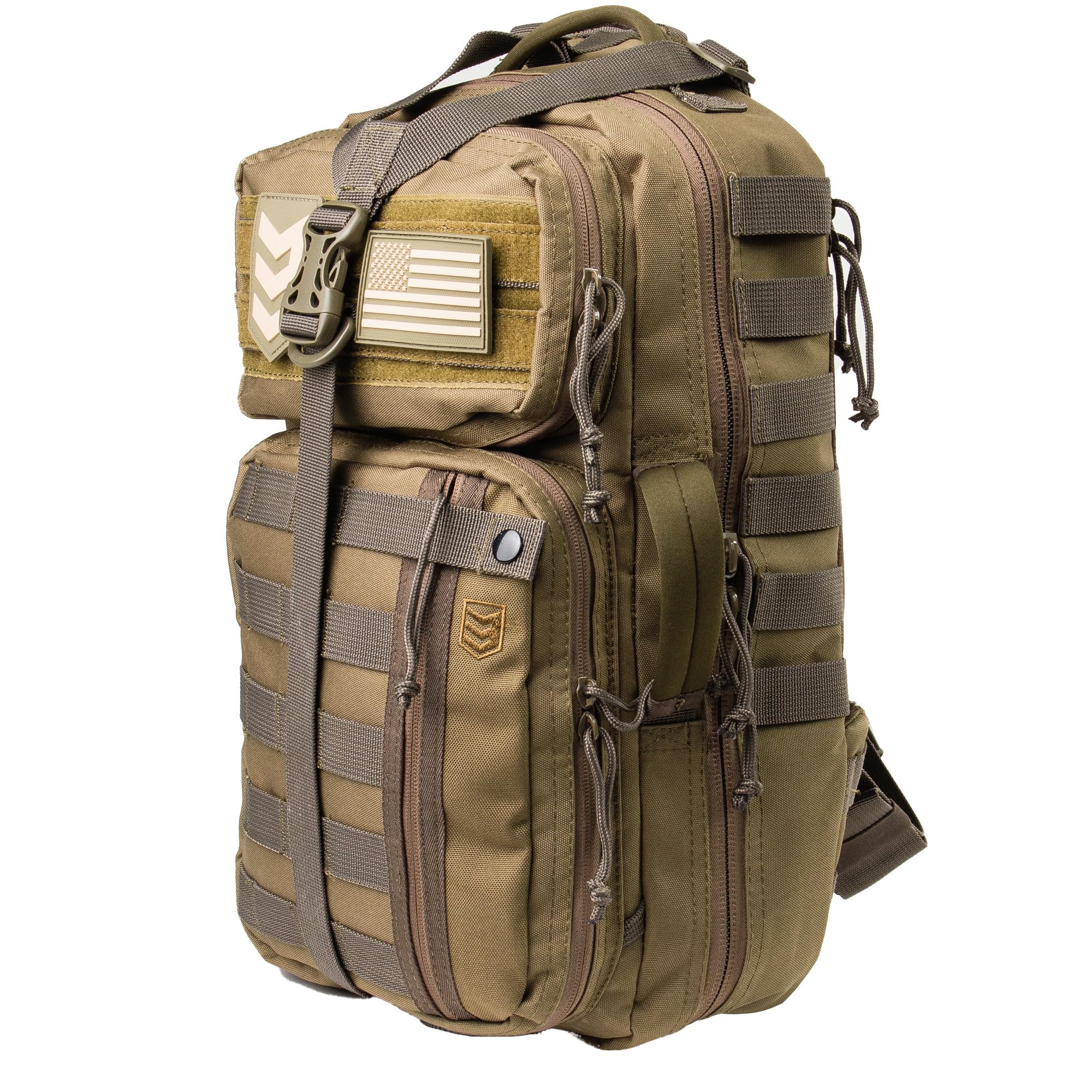3VGEAR Outlaw II Gear Slinger Urban Sling Pack - 24L MOLLE Tactical Sling Bag Backpack with Hidden Pocket, Laptop Sleeve