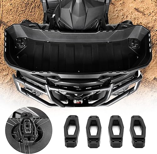 Miniatura 5 de Kit base de montaje Kit de soporte para accesorios Can-Am Outlander L & Outlander L Max, reemplazo OEM # 715002350, 4PCS, negro