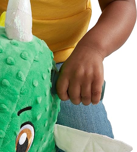 Miniatura 13 de Radio Flyer Jade el dragón mágico con luces y sonidos interactivos, juguete de paseo para niños de 1 a 3 años, juguete de dragón verde para niños,