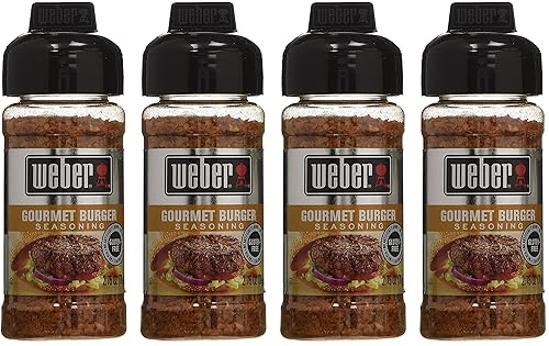 Weber condimentoGourmet Burgerneta WT. 2,75oz (78g) por botellapack de 4botellas