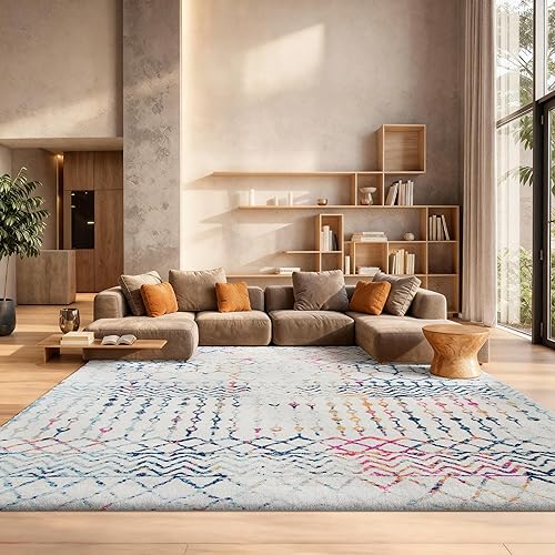 Miniatura 4 de Safavieh Tulum Collection TUL270A - Alfombra envejecida estilo bohemio marroquí