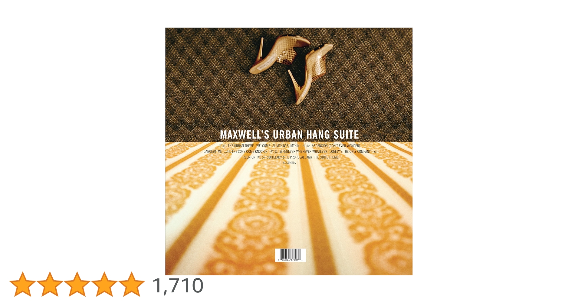MAXWELL'S URBAN HANG SUITE LPレコード Amazon.co.jp: Maxwell's Urban Hang Suite (2016 Vinyl) [12