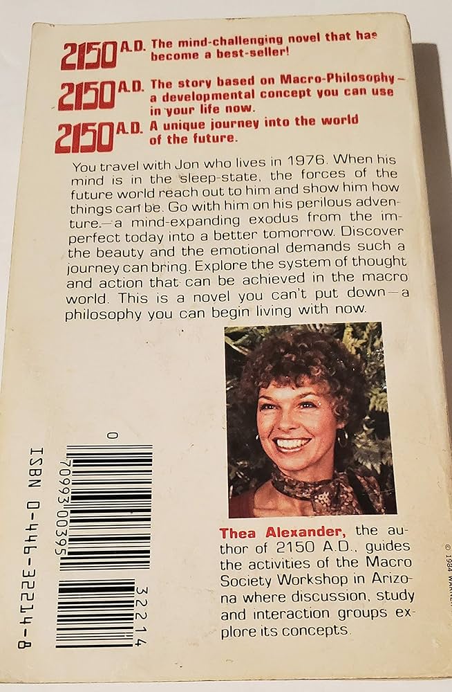 洋書 2150 A.D. Thea Alexander 2150 A. D. By Thea Alexander | eBay