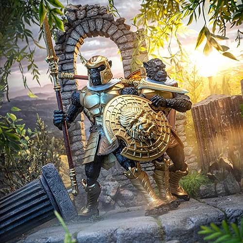 Miniatura 3 de Animal Warriors Primal Series Wave 3 Chunari Centurion Figura de acción