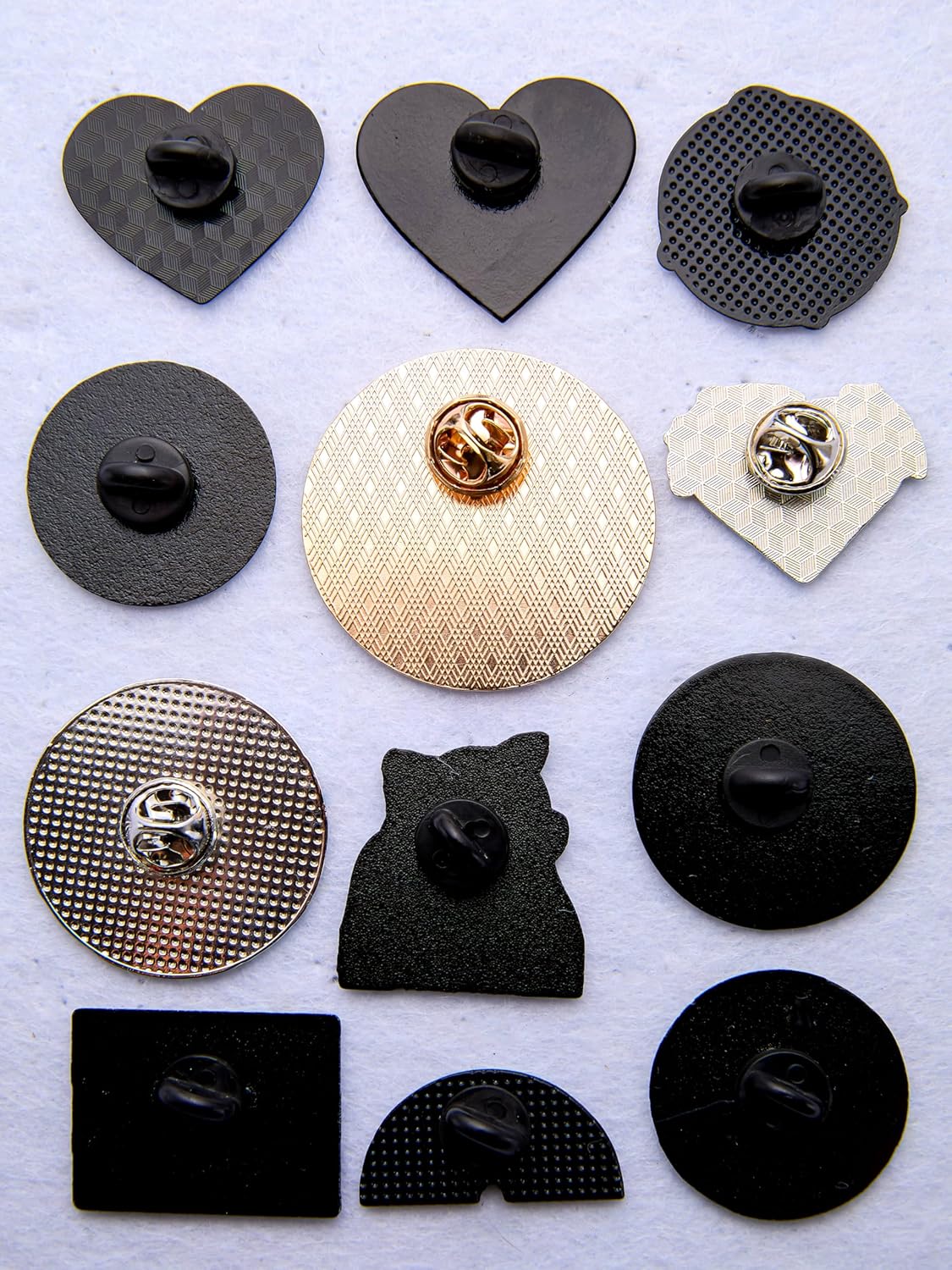 12-Pack LGBTQ+ Enamel Pins Set – Ally and Safe Space Pride Pins with Rainbow and Quote Designs – Collectible Metal Lapel Pins for Backpacks, Bags, Jackets, Gifts - Image 3