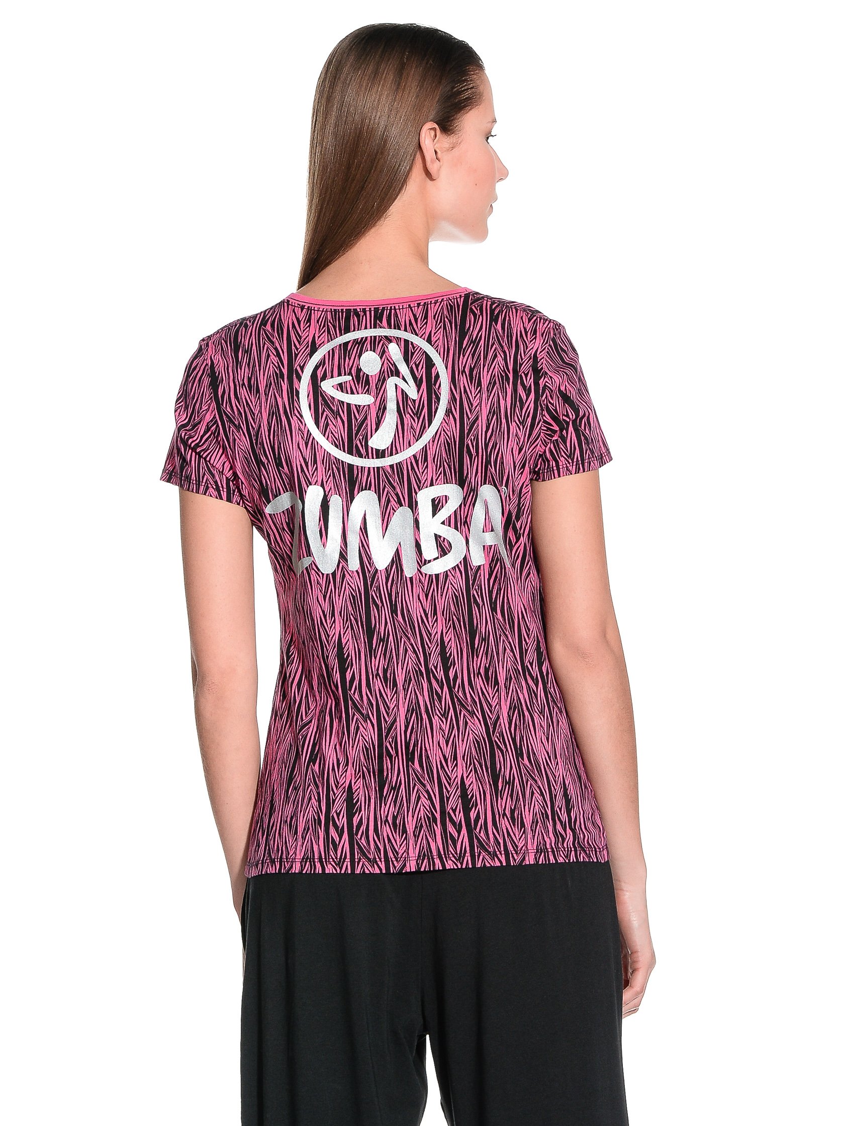 Zumba T-shirt Kobiety Safari All-over Graphic