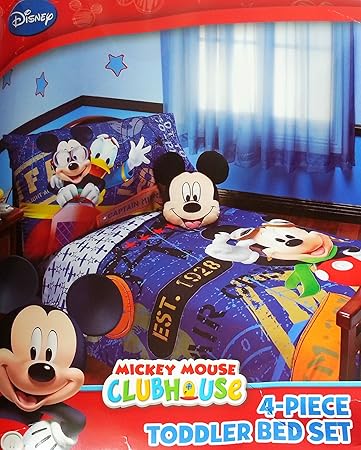 Amazon Com Disney Mickey Mouse 4pc Juego De Ropa De Cama Infantil Oficial Autentica Baby Amazon Com Disney Mickey Mouse 4pc Juego De Ropa De Cama Infantil Oficial Autentica Baby