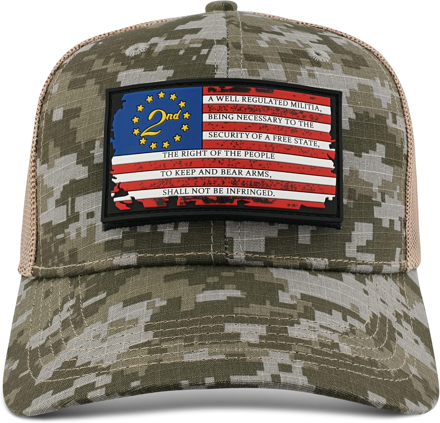 American Flag Hat Military Hat with Interchangeable Hat Patches Dont Tread on Me Tactical Trucker Hat