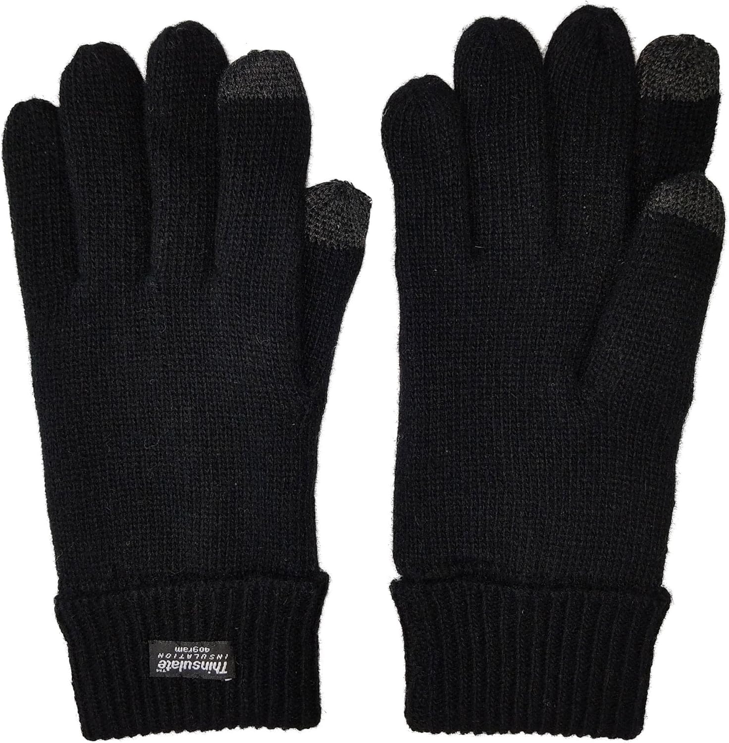 BRUCERIVER Men's Pure Wool Knitted Gloves with Warm Fleece Lining - Image 5