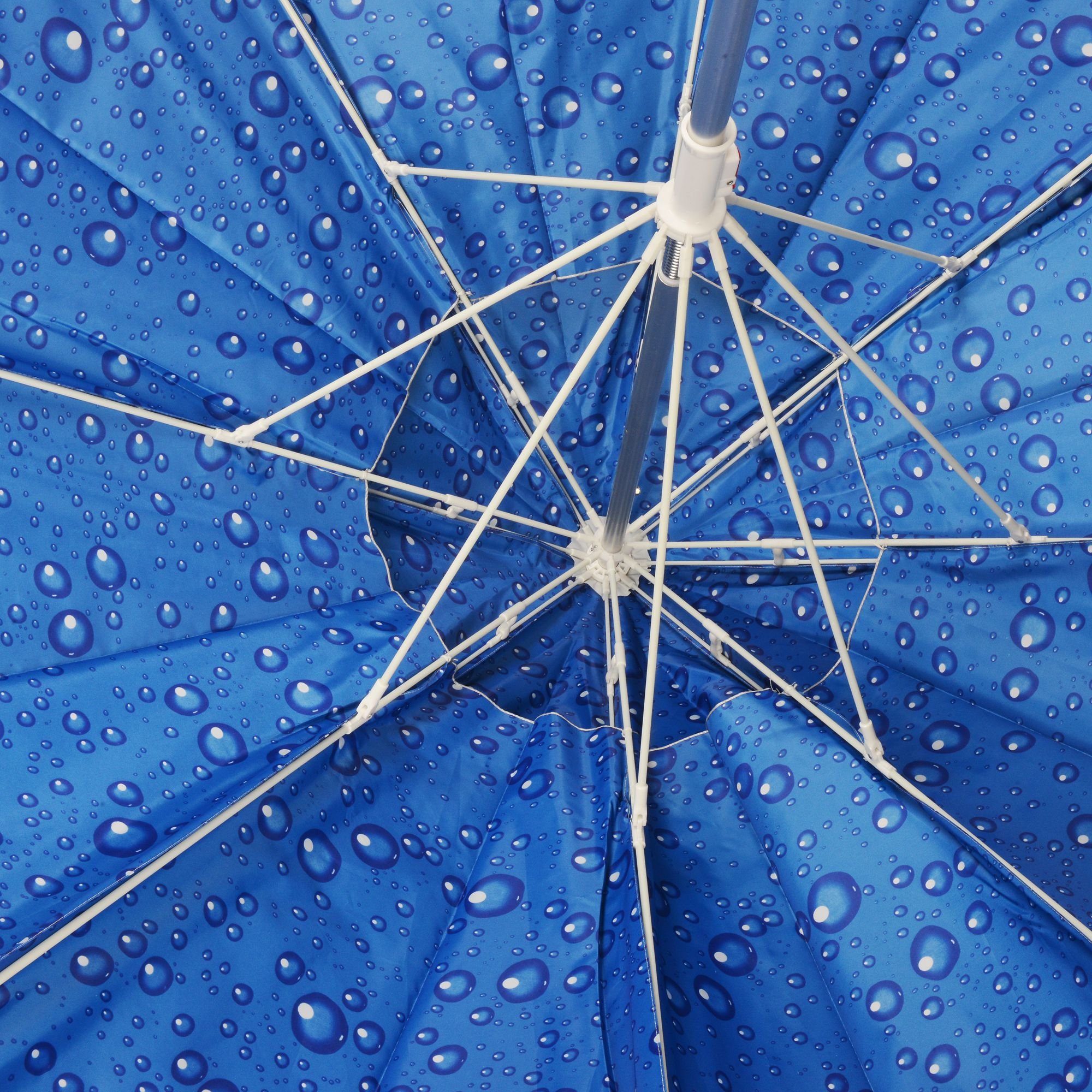 Dayiss® Parasol wędkarski, 2,0 m, super lekki aluminiowy stelaż – składany w różnych pozycjach, parasol wędkarski