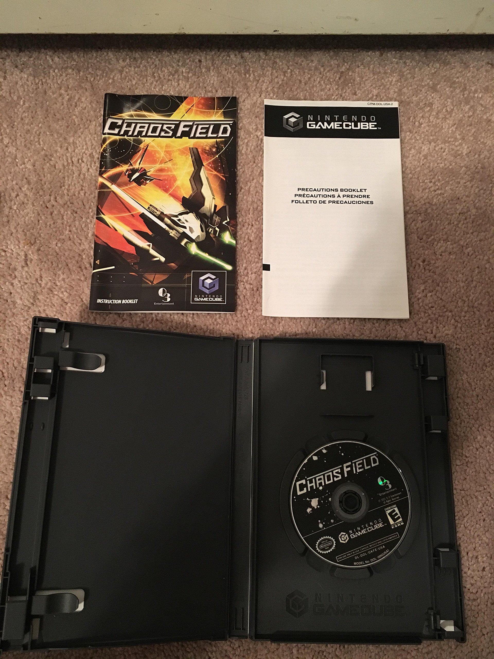 CHAOS FIELD GAMECUBE NTSC-USA BRAND NEW - NEUF  OFFICIAL Blister Shmup