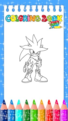 The Hedgehog Glitter Coloring Book